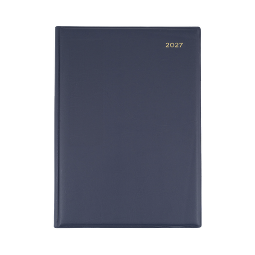 Collins 2027 Belmont 190x260mm Manager Diary Day To Page PVC QBA41.V59 - Blue