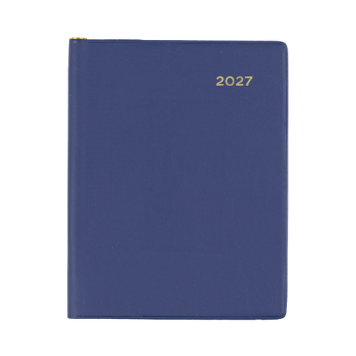 Collins 2027 Belmont A7 Pocket With Pencil Diary Week To View PVC 337P.V59 - Navy