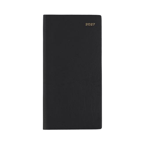 Collins 2027 Belmont B6/7 Landscape Diary Week To View PVC 377L.V99 - Black