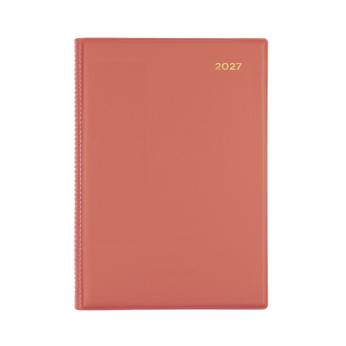 Collins 2027 Belmont A5 Diary Week To View PVC 387.V44 - Orange