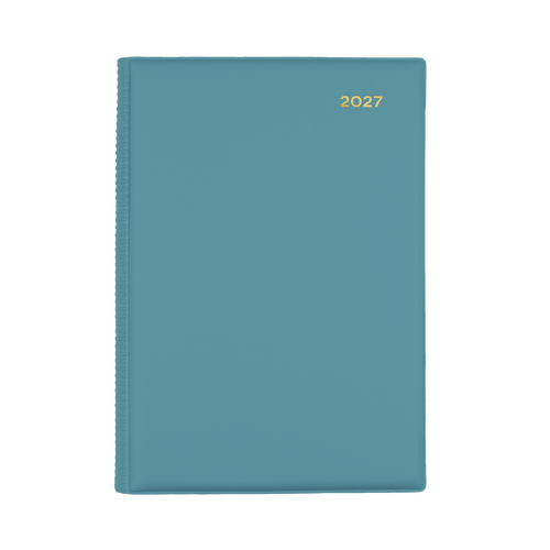 Collins 2027 Belmont A5 Diary Week To View PVC 387.V53 - Teal