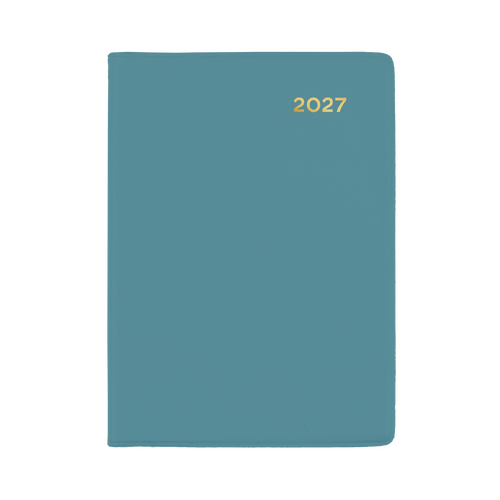 Collins 2027 Belmont A7 Pocket Diary Week To View PVC 337.V53 - Teal