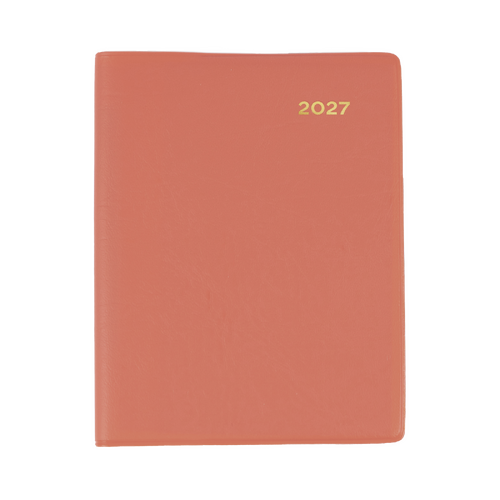 Collins 2027 Belmont A7 Pocket With Pencil Diary Week To View PVC 337P.V44 - Orange