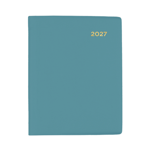 Collins 2027 Belmont A7 Pocket With Pencil Diary Week To View PVC 337P.V53 - Teal