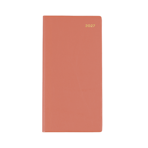 Collins 2027 Belmont B6/7 Portrait Diary Week To View PVC 377P.V44 - Orange