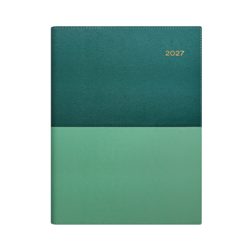 Collins 2027 A4 Vanessa Diary Day To Page 145.V53/61 - Teal