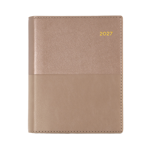 Collins 2027 A6 Vanessa Diary Day To Page 165.V49 - Rose Gold