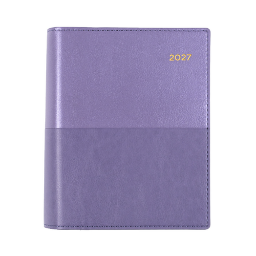 Collins 2027 A6 Vanessa Diary Day To Page 165.V55 - Purple