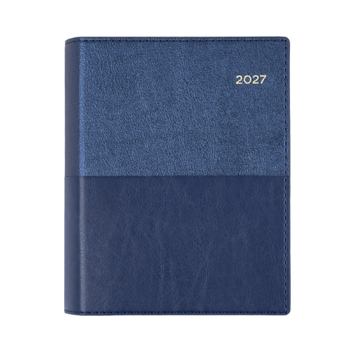 Collins 2027 A6 Vanessa Diary Day To Page 165.V59 - Blue