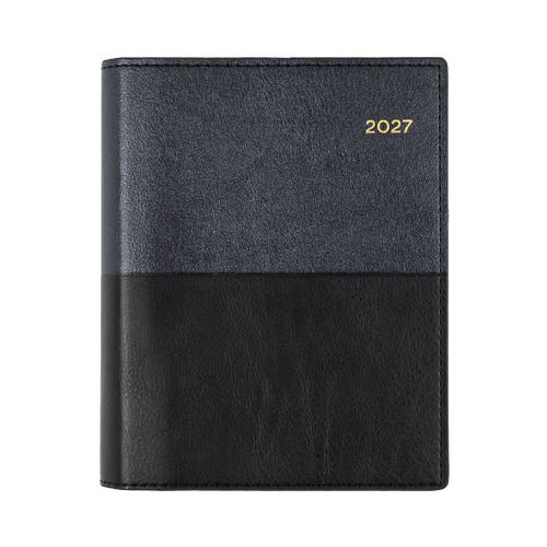Collins 2027 A6 Vanessa Diary Day To Page 165.V99 - Black