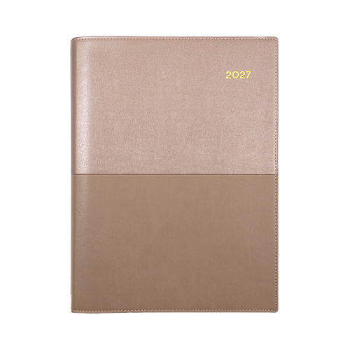 Collins 2027 A5 Vanessa Diary Day To Page 185.V49 - Rose Gold