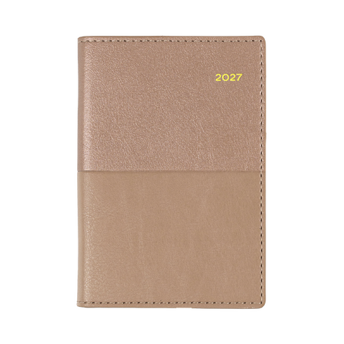 Collins 2027 B7R Vanessa Diary Week To View 355.V49 - Rose Gold