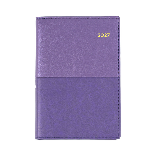 Collins 2027 B7R Vanessa Diary Week To View 355.V55 - Purple