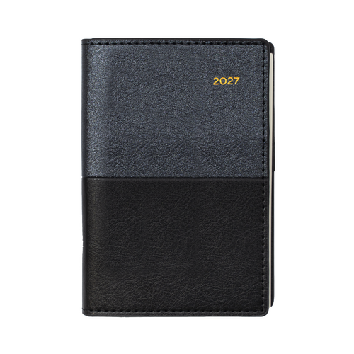 Collins 2027 B7R Vanessa Diary Week To View 355.V99 - Black