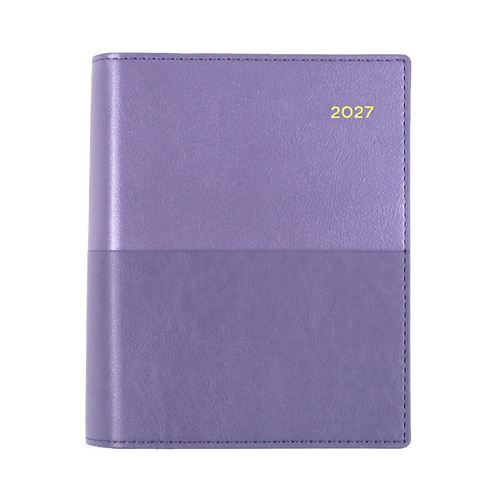 Collins 2027 A6 Vanessa Diary Week To View 365.V55 - Purple