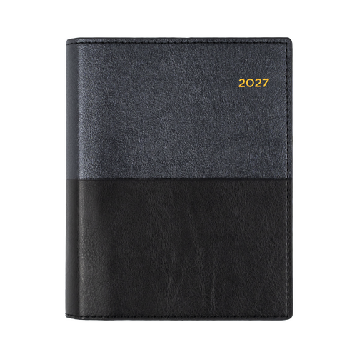 Collins 2027 A6 Vanessa Diary Week To View 365.V99 - Black