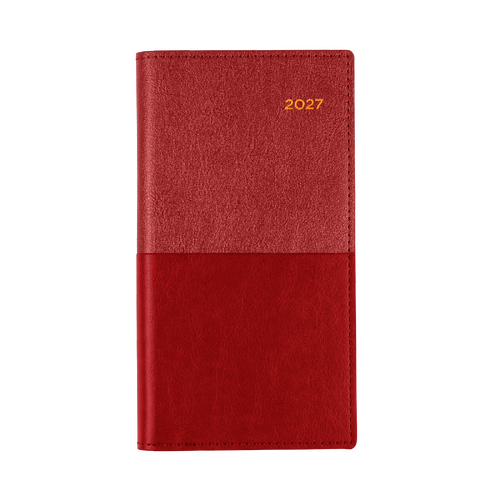 Collins 2027 B6/7 Vanessa Diary Landscape Week To View 375.V15 - Red