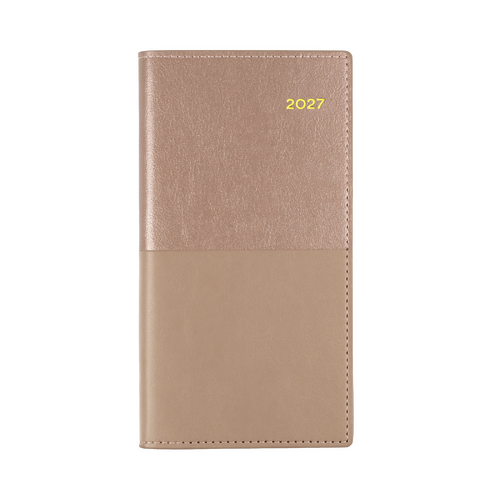 Collins 2027 B6/7 Vanessa Diary Landscape Week To View 375.V49 - Rose Gold