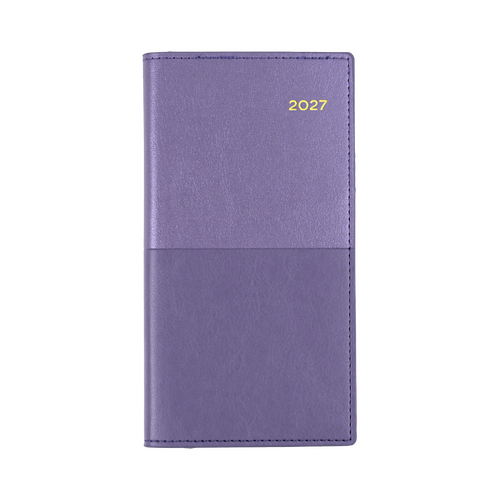 Collins 2027 B6/7 Vanessa Diary Landscape Week To View 375.V55 - Purple