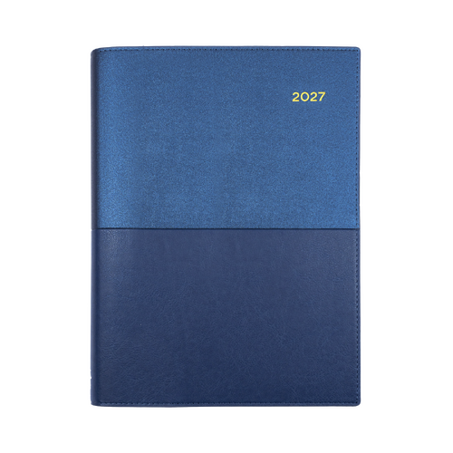 Collins 2027 A5 Vanessa Diary Week To View 385.V59 - Blue