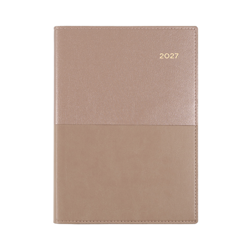 Collins 2027 A5 Vanessa Diary Month To View 585.V49 - Rose Gold