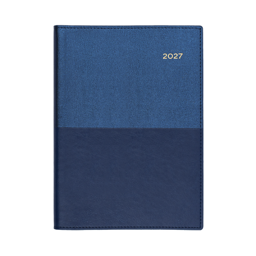 Collins 2027 A5 Vanessa Diary Month To View 585.V59 - Blue
