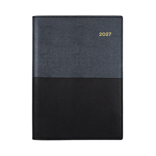 Collins 2027 A5 Vanessa Diary Month To View 585.V99 - Black