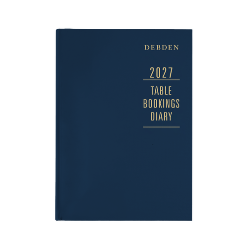 Collins 2027 A4 Debden Table Booking 2 Pages To A Day TBD.P59 - Blue