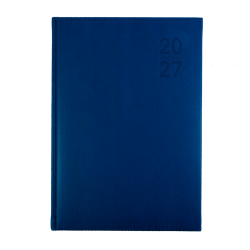 Collins 2027 Debden Silhouette A5 Diary Day To Page S5100.P59 - Navy Blue