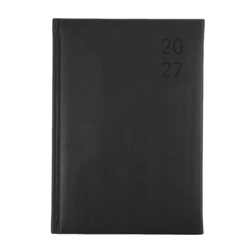 Collins 2027 Debden Silhouette A5 Diary Day To Page S5100.P98 - Charcoal