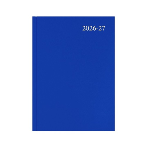 Diary 2026/2027 A4 Financial Year Essential Diaries Day To Page ESS41M.60-2627 - Blue