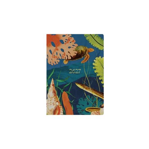Collins 2026/2027 A5 Financial Year Modern Organic Diaries Week To View Recycled E-MO153M.TUR - Turtle