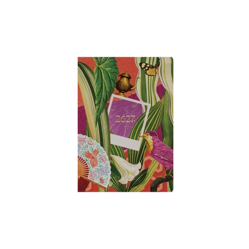Collins 2026/2027 A5 Financial Year Modern Organic Diaries Week To View Recycled E-MO153M.BIRD - Bird