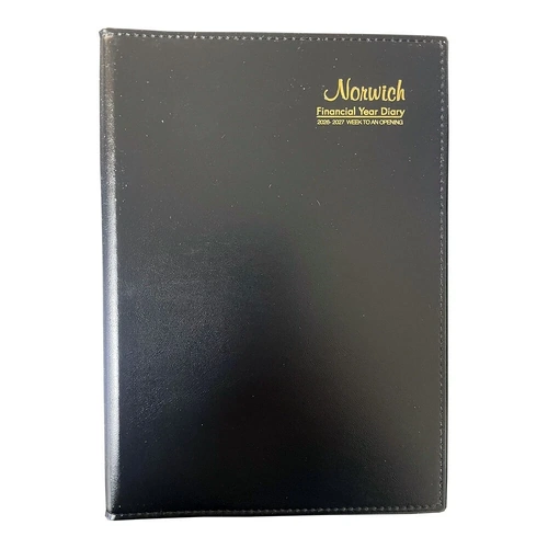 Cumberland Norwich 2026/2027 Financial Diary A5 Week to View 57SFY2627 - Black