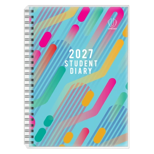 Collins 2027 Upward Student Diary B5 Wire-O PVC Week To View 4400-SLH - Light Purple
