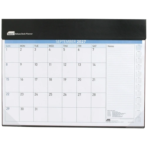 Sasco 2027 Desk Planner Deluxe Month To View 518x387mm - 1055227