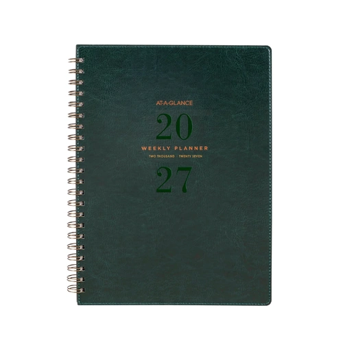At-A-Glance 2027 A4 Signature Diary Week To View AAG300727 - Green