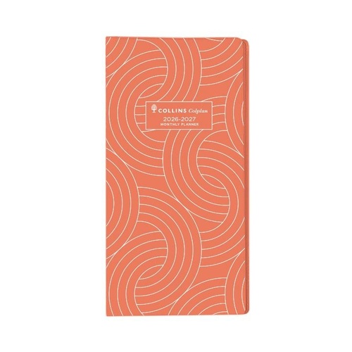Collins 2026/2027 Colplan B6/7 Planner Diary Month To View 11W.V44-26 - ORANGE