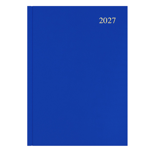 2027 Collins Essential Diary A4 Day To Page ESSA41.60 - Blue