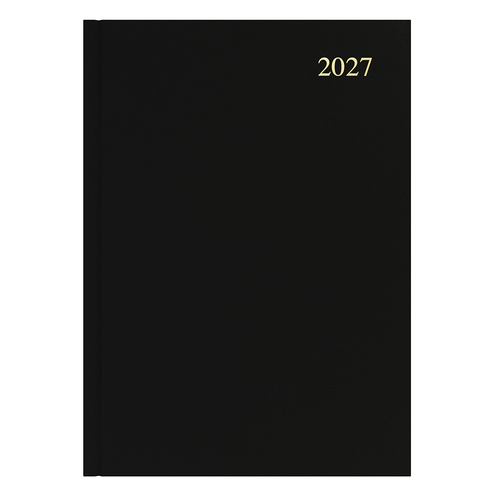 2027 Collins Essential Diary A4 Day To Page ESSA41.99 - Black