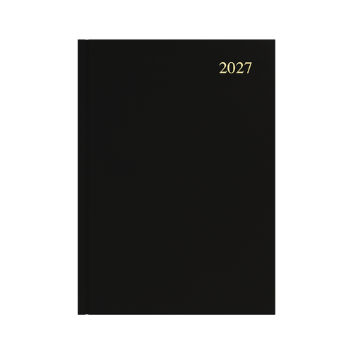 2027 Collins Essential Diary A4 Day To Page ESSA41.99 - Black