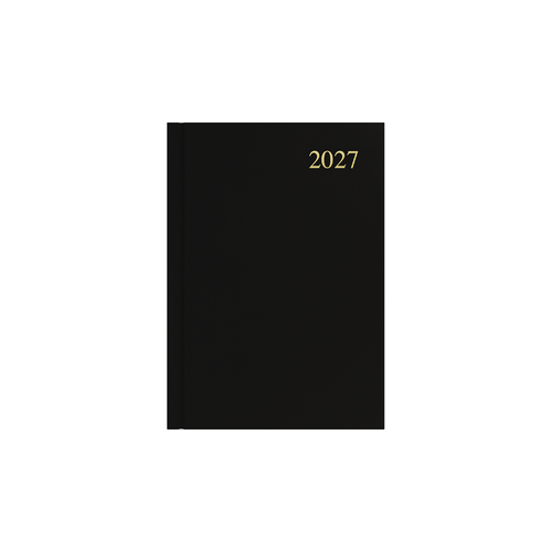 2027 Collins Essential Diary A5 Day To Page ESSA51.99 - Black