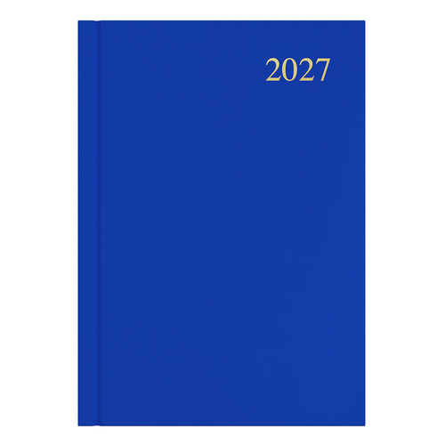 2027 Collins Essential Diary A5 Day To Page ESSA51.60 - Blue