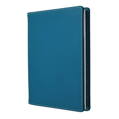2024 Collins A4 Associate II Diary Day To Page 4051.U53 Diaries - Teal
