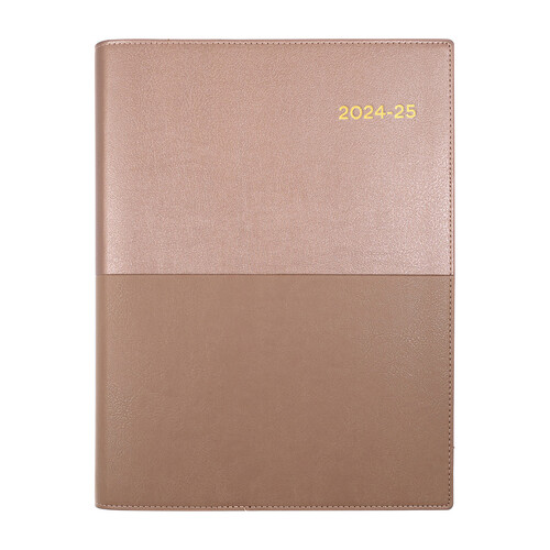 Collins 2024/2025 A4 Vanessa Financial Year Diary Day To Page 145 V49 - Rose Gold