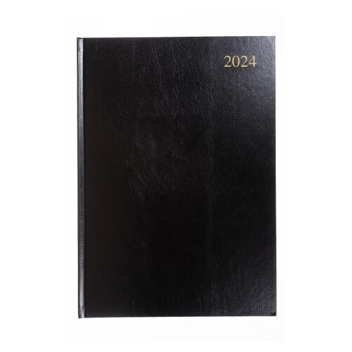 2024 Diary A4 Collins Essential Diaries Week To View ESSA43.99-24 WTV - Black