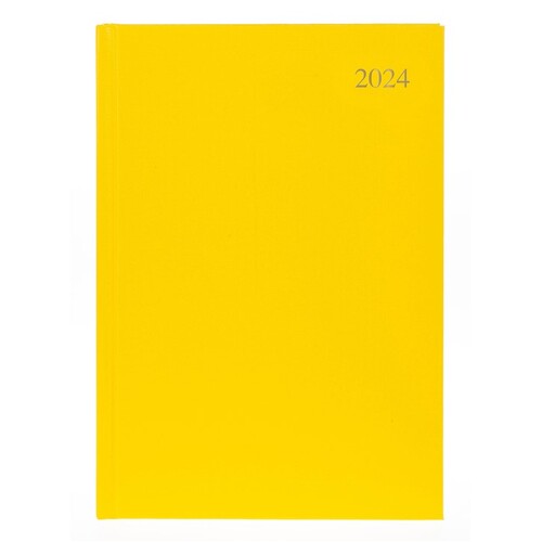 2024 A4 Cover Collins Essential Diary Day To Page ESSA41.45 - YELLOW