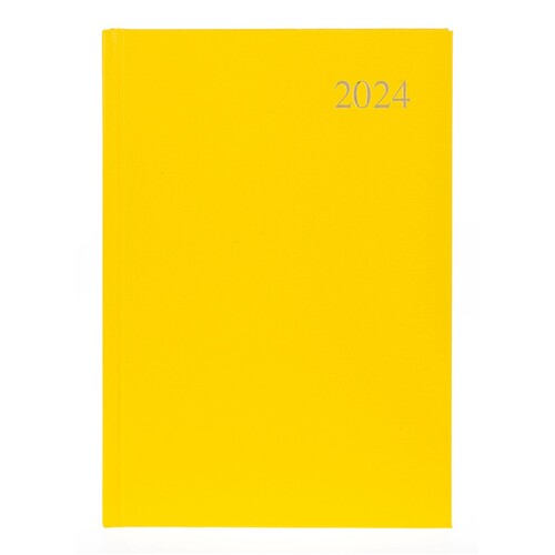 2024 Diary A5 Collins Essential Diaries Week To View ESSA53.45-24 WTV - Yellow