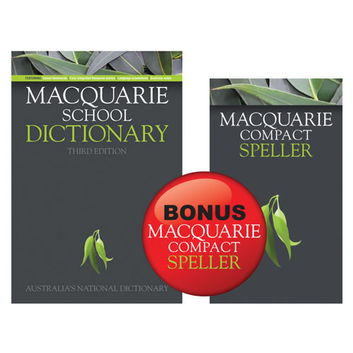 Macquarie Dictionary School H/C 3rd Edition + Bonus Compact Speller