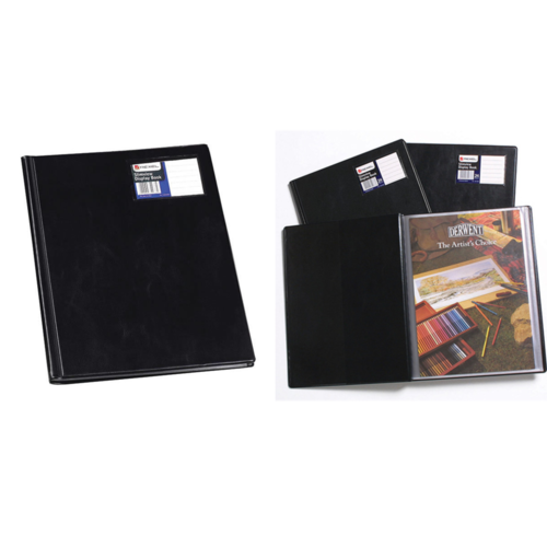 Rexel A4 Display Book Slimview 12 Pockets R10005BK - Black